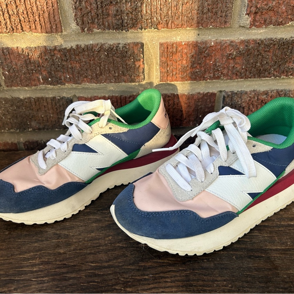 New Balance 237 Moon Shadow/Pink Haze women’s 6.5 retro style sneakers - Picture 3 of 15